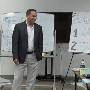 Ricardo at Facilitation Class